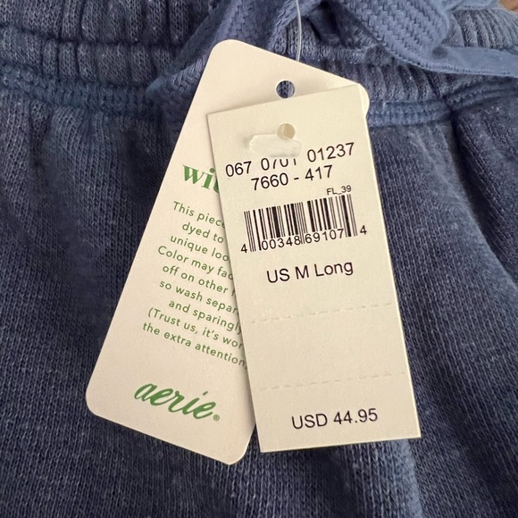Aerie Blue Sweatpants Track pants BNWT - Picture 3 of 3